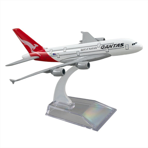 Qantas Airbus A380, Esc 1:500, 100% Metálico, De Colección