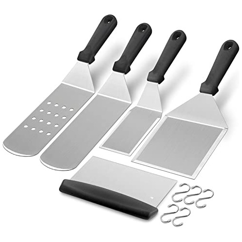 Kit De Accesorios Plancha De Cocina De 5 Piezas, Espát...