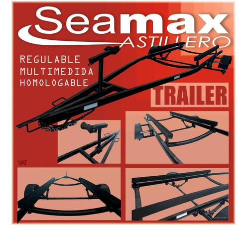 Trailer Semirrigidos Hasta 5.50 Mts Base Con Lcm