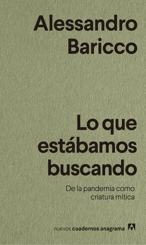 Lo Que Estábamos Buscando - Alessandro Baricco