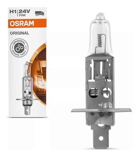 Lâmpada Halógena Osram Standard H1 3200k 70w 24v Caminhão