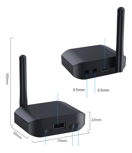 Receptor Usb Bt Receptor De Música Llamadas Manos Libres