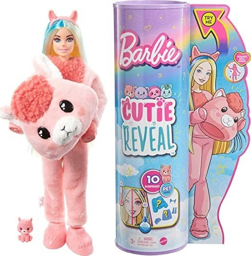 Barbie Muñeca Cutie Reveal Llama