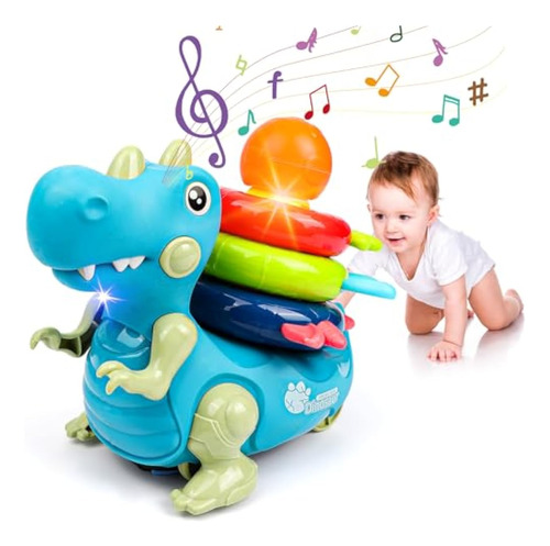 Popsunny Juguete Musical Para Gatear Para Bebés De