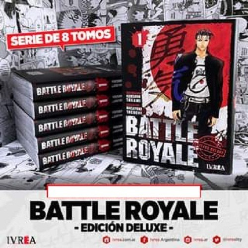 Manga Battle Royale Coleccion Completa 8 Tomos - Ivrea - Dgl