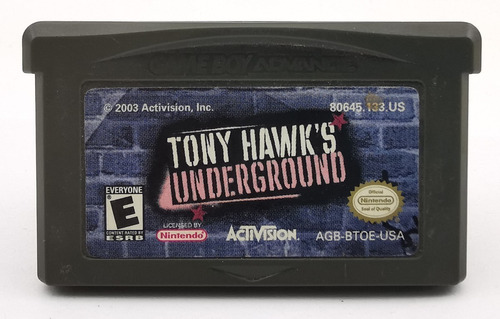 Tony Hawk's Underground Gba Nintendo 1 * R G Gallery