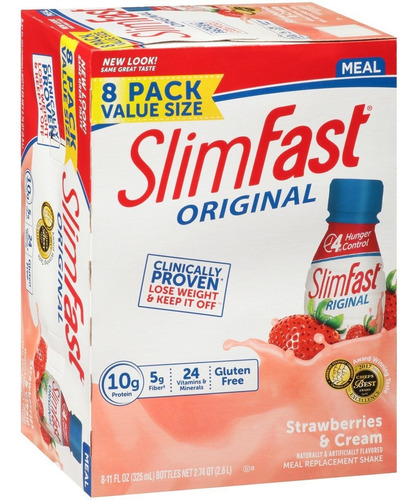 Slimfast® Original Fresas Y Crema De Batidos Sustitutivos