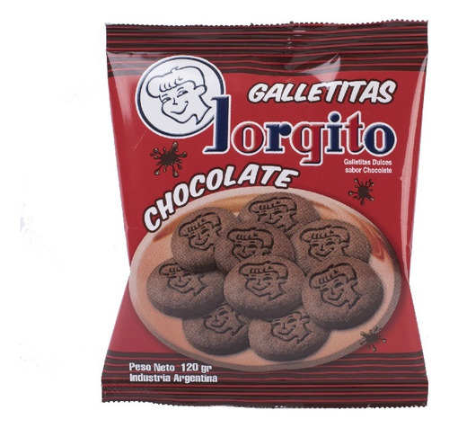 Galletitas Jorgito Chocolate X 120 Gr.