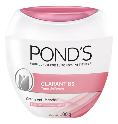 Crema Antimanchas Clarant B3 100g Ponds Momento De Aplicación Día/noche Tipo De Piel Normal A Grasa