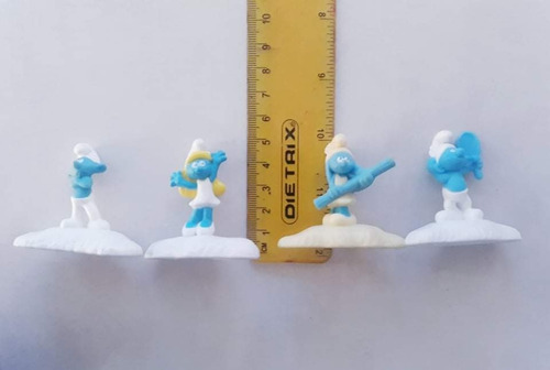 Coleccion De Familia Pitufos Mcdonald's Y Huevo Kinder C7 (Usado)