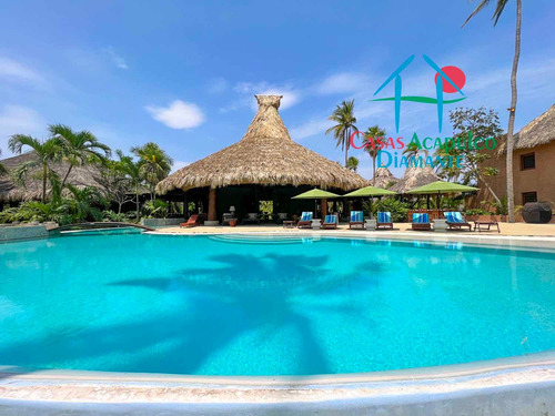 Cad Casa Los Cocoteros. Playa Privada A La Laguna De Tres Palos. 2 Albercas Privadas. Cocina Industrial