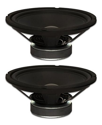 2 Goldwood Sound Gw1038 Woofers De Envoltura De Goma