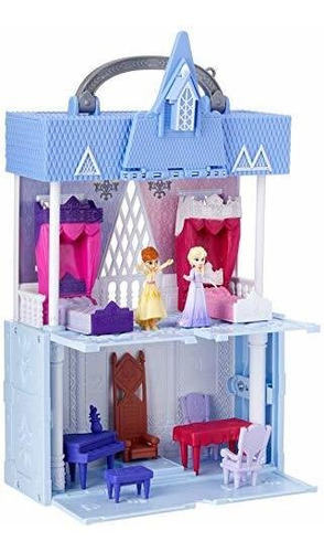 Casa Muñecas Disney Frozen 2 Portatil De Castillo