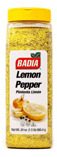 Badia Pimienta Limón Sin Gluten 680,4 G