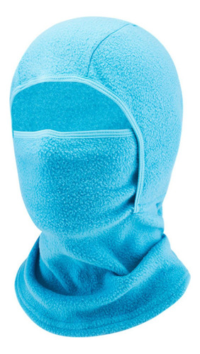 Niños Fleece Balaclava Ski Soft Thermal Para Niños Azul