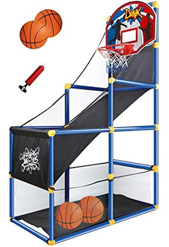 Juego De Baloncesto Joyin Kids Arcade Con 4 Pelotas Y Aro Pa