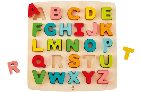  Alphabet Blocks Learning Puzzle  Wooden Abc Letters Co...