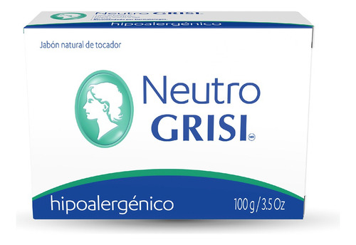 Jabón En Barra Grisi Neutro, 100g