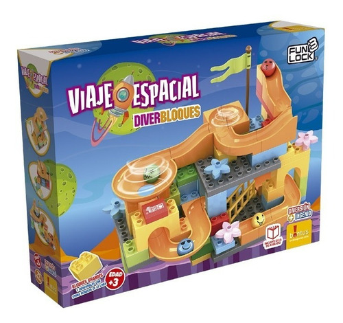 Viaje Espacial Grande 71 Pcs Diver Bloques Laberinto 923 Edu