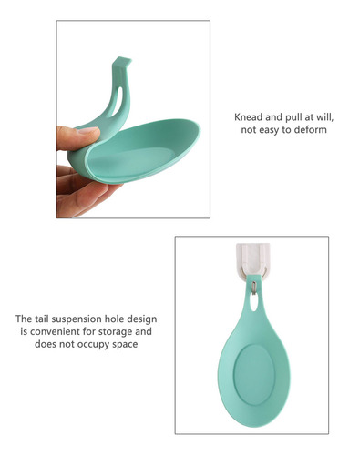 Mz G Soporte De Cuchara Aislante De Silicona For Utensilios