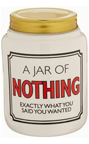 Enesco Our Name Is Mud Nothing Tarro De Cerámica Con