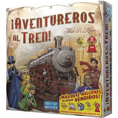 Juego Aventureros Al Tren Ticket To Ride En Español Premiado