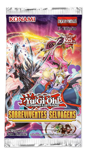 Booster Avulso - Yu Gi Oh - Sobreviventes Selvagens