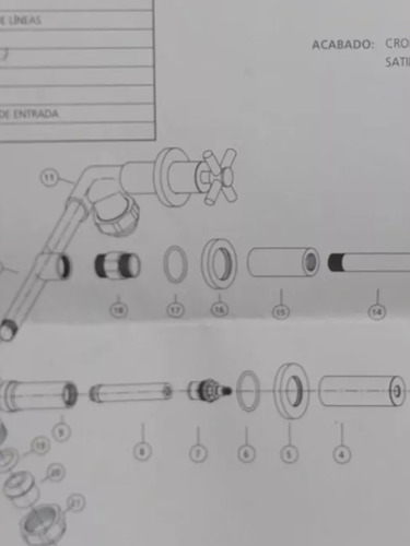 Vástago Para Llave De Lavamanos De Pared Briggs 