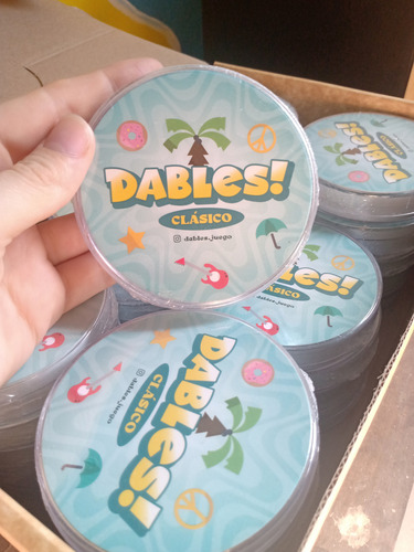 Dables Juego Mesa Cartas Redondas Rapidez Visual Dobles