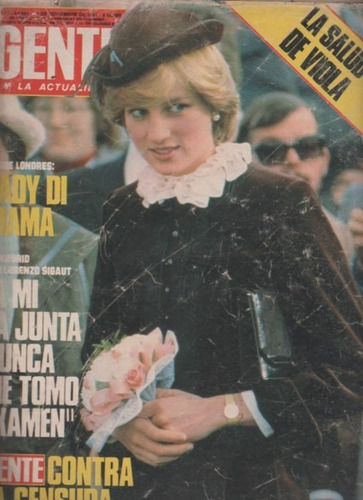 Revista Gente * Nº 851 Año 1981 Laidi Di - Monzon - Beagle (Usado)