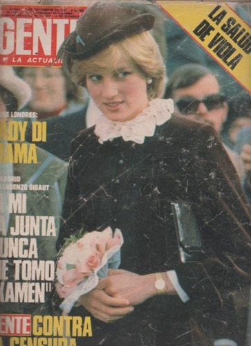 Revista Gente * Nº 851 Año 1981 Laidi Di  - Monzon - Beagle