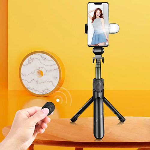 Palo Selfie Tripode Bastón 2 En 1 Bluetooth Celular Xt-02