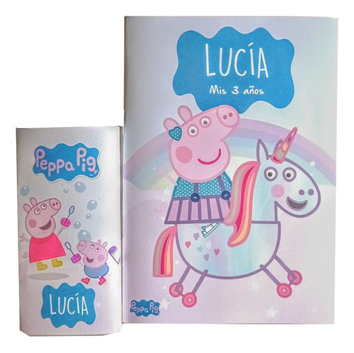 Souvenir Peppa Pig - 30 Libritos Colorear Y 30 Lapices X6