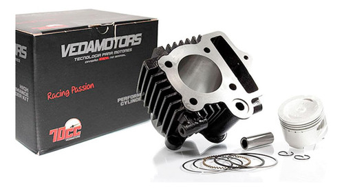 Kit Cilindro Motor 70cc Vedamotors Shineray Xy 50 70 Phoenix