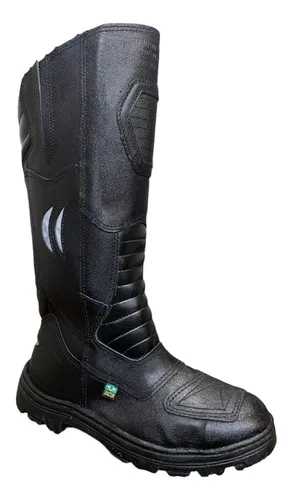 Bota Coturno Cano Longo Ziper Masculino Samu Bombeiro