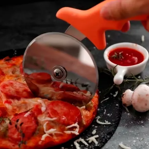 Cortador De Pizza Rueda De Acero Inoxidable 6,8 Cm