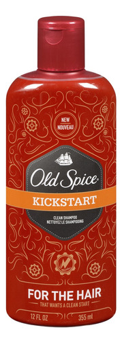 Old Spice Champú Kickstart Clean De 12 Onzas Líquidas, 12.00