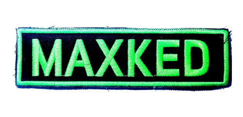 Imagem 4 de 10 de Patch Tarja Bordado Para Bornal Maxked Resgate