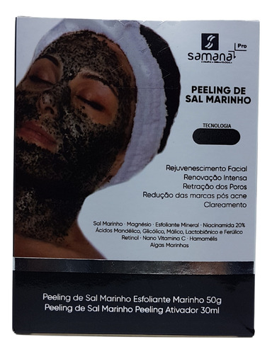 Kit Peeling De Sal Marinho Samana