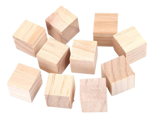 Cubos De Madera 5cm X 5cm Apilables