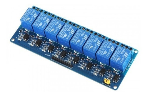 Relé 5v De 8 Canales Módulo Optoacoplador Arduino