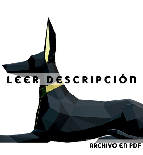 Papercraft Para Armar Anubis Cuerpo Completo 