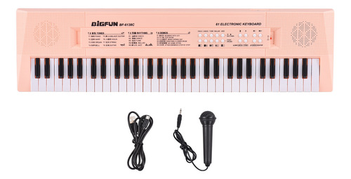 Órgano Electrónico Para Ritmos Piano Principiantes 61 Teclad