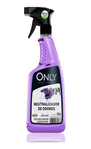 Neutralizador De Odores 500ml Only Relax Frasco Spray Quarto