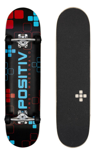 Positiv Team Skateboards Completos Color Negro/azul