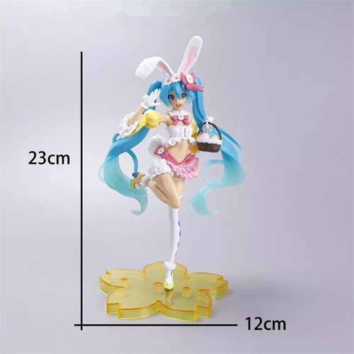 Figura Miku Hatsune Anime Hermosa Colección 20 Cm