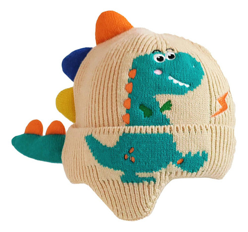 .. Gorro De Punto Con Orejas De Dinosaurio, Gorro De Punto,