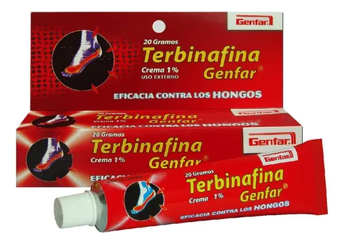 Terbinafina Crema 1% - Antimicótico Tópico 20gr