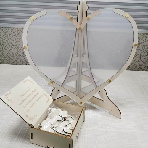 Marco Para Libros De Visitas Con Forma De Corazón, Modelo A