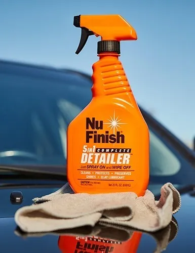 Nu Finish 5in1 Detailing Lavado Seco+ Brillo + Proteccion Uv